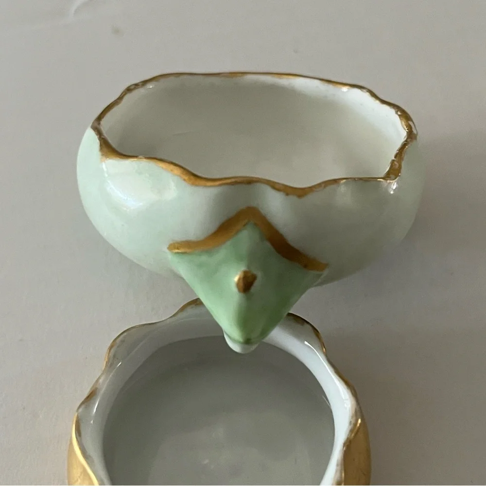 Antique Oscar & Edgar Gutherz Royal Austria Salt Cellars (set of 2 plus master)